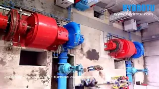 2100KW Francis water turbine commissioning test