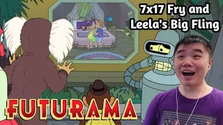Futurama Season 7 Episode 17- Fry and Leela’s Big Fling Reaction!