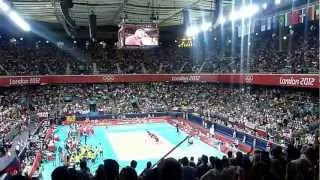 Russia vs Brazil in London 2012 Olympic Men's Final - winning points