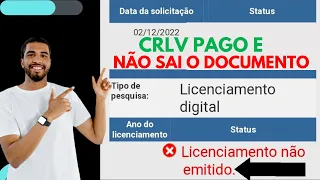 PAGUEI O LICENCIAMENTO QUANTO TEMPO DEMORA PARA CAIR NO SISTEMA - Jaime Marques