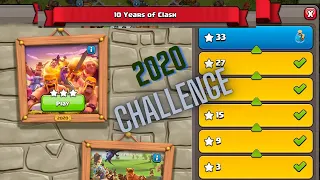 2020 challenge coc | 2020 challenge | clash of clans 10th anniversary challenge| 3star all challenge