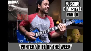 PANTERA 'RIFF OF THE WEEK' | #7 F HOSTILE - LESSON PART II by ATTILA Voros (intermediate)