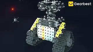 SW - 048 DIY Stainless Steel Wall E Robot Block Toy - Gearbest.com