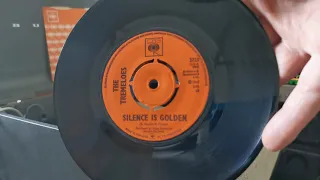 Silence Is Golden ~ The Tremeloes ~ 1967 CBS 45rpm 7" Single ~ 1963 Bush SRP31D Record Player