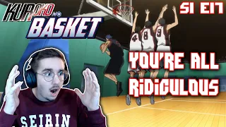 HE'S INSANE!? | Kuroko no Basket S1 E17 "You're All Ridiculous" Reaction & Review!