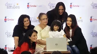 Aishwarya Rai Celebtrate Her Father's Birthday with Smile Train India NGO Kids