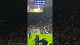 Spurs fans sing ‘He's One Of Our Own’ during interview with Harry Kane after brokes goals record
