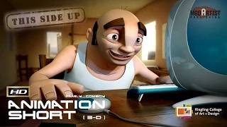 CGI 3D Animated Short Film "THIS SIDE UP" Funny Animation by Ringling College