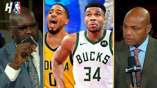 Inside the NBA reacts to Pacers vs Bucks Semifinals Highlights | 2023 In-Season Tournament