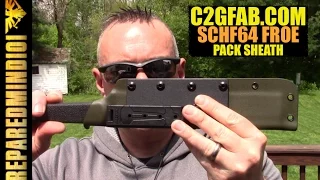 C2GFAB Pack Sheath for SCHF64 Froe  - Preparedmind101