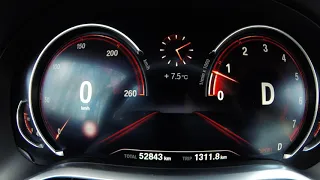 2018 BMW 750 Li xDrive 0-100km/h acceleration