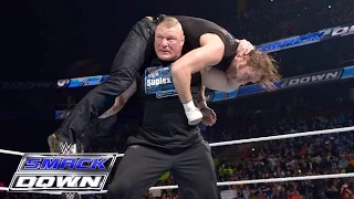 Brock Lesnar, Dean Ambrose und die Wyatt Family prügeln sich: SmackDown, 24. März 2016