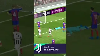 HAALAND LUCK GOAL 🔥#viral #shorts #pesmobile