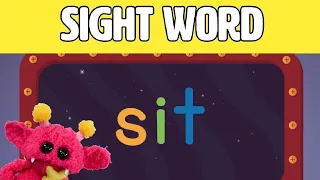 SIT - Let's Learn the Sight Word SIT with Hubble the Alien! | Nimalz Kidz! Songs and Fun!