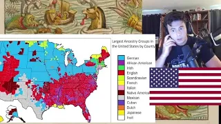 American Reacts to Really Interesting Maps You Need To See