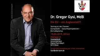 Dr. Gregor Gysi Die EU - Ein Augiasstall ?