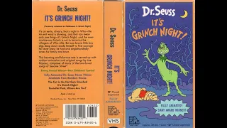 Dr. Seuss: It's Grinch Night 1992 VHS