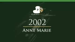 Anne Marie - 2002 - LOWER Key (Piano Karaoke / Sing Along)