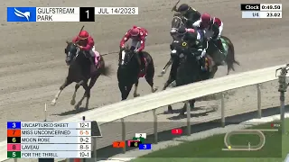 Gulfstream Park Carrera 1 - 14 de Julio 2023