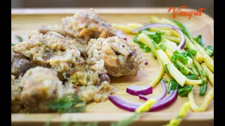 ФРИКАСЕ из КРОЛИКА с белым вином.//Rabbit fricassee with white wine