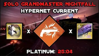 Solo Grandmaster Nightfall - Hypernet Current - Solar Hunter (Mountain Top Testing) [Destiny 2]