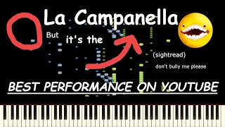 La Campanella sightread perfectly first try (best performance on youtube) (better than Yundi Li)