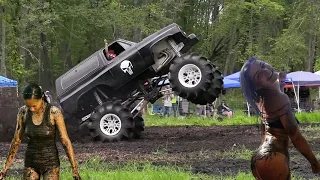 "Perkins Swamp Monster Jeep Festival: Conquering the Biggest Backyard Mud Bog in the Country!"