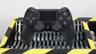 Experiment Shredding PlayStation 4 PS4 Controller And Toys Satisfying | The Crusher