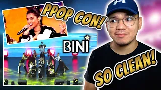 CLEANEST PPOP GROUP EVER!? │ DANCER REACTS to BINI at PPOP CON 2022! │ SOBRANG CHILL NG SAYAW