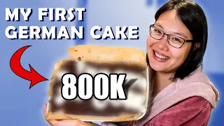 I Bake a German Cake for my 800K celebration (and fail)