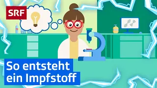 Impfstoff für Kinder erklärt | Erklärvideos für Kinder | SRF Kids – Kindervideos