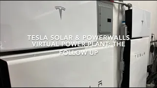 Tesla Solar Panels & Powerwalls: Virtual Power Plant - The Follow Up