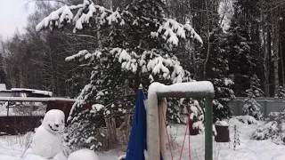 Зимний водопровод из колодца по воздуху (сухотруб)