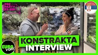 KONSTRAKTA - IN CORPORE SANO (INTERVIEW) // Madrid PrePartyES 2023 // Serbia Eurovision 2023