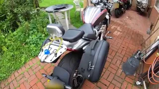 Triumph Rocket 3 GT Pannier Installation July 2020