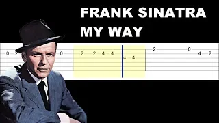 Frank Sinatra - My Way (Easy Guitar Tabs Tutorial)