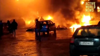 РИО ПОЖАР МОСКВА начало, итог   Fire in Rio s c  in Moscow 25 01 2017