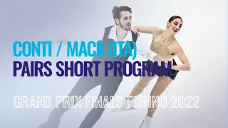 CONTI / MACII (ITA) | Pairs Short Program | Torino 2022 | #GPFigure