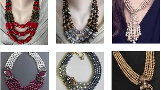 necklace designs || pearl necklace designs ||✨ fashion and beauty✨