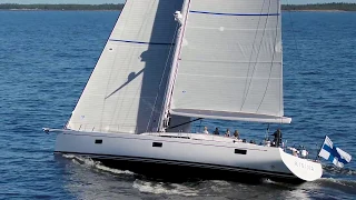 Swan 78 sailing video