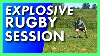 Intense Rugby Speed, Agility and Cardio Session [ Axe Rugby ]