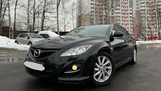 Mazda 6 GH рестайлинг 2011 год, 194000 км. Замер толщины ЛКП.