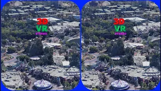 3D video, Disneyland Resort,  Disneyland 3D, VR Stereogram, Magic eye, 3D SBS,  Anaheim, California