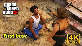 GTA San Andreas Remastered - First base - Mission Walkthrough 4K 60FPS