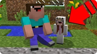 NOOB CONOCE A SU NUEVA HIJA BEBÉ CHACHA EN MINECRAFT 😍