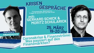 Schularick und Schick über Finanzmärkte und Krisenmaßnahmen  | Webinar: Krisengespräche | 25.03.