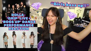 DOLLA 'DRIP' LIVE + 'BO$$ UP' DANCE PERFORMANCE | REACTION