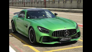 I Did 5 Laps Around Las Vegas Speedway In A Mercedes AMG GTR  (The Green Hell)
