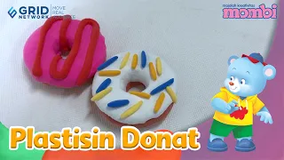 Membuat Plastisin - Donat