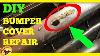 How To Repair a HOLE in a Plastic Bumper Cover!